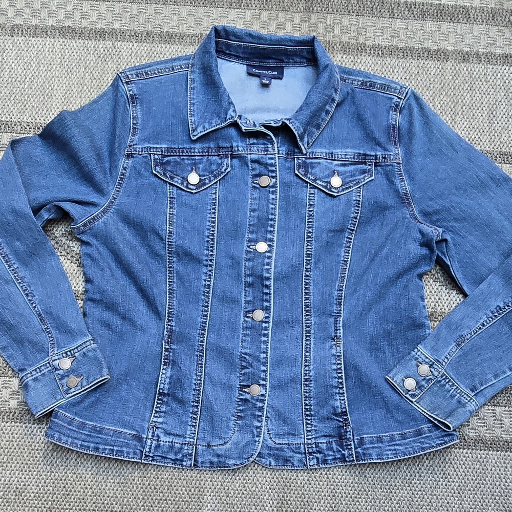 Charter Club Indigo Denim Jacket NWOT